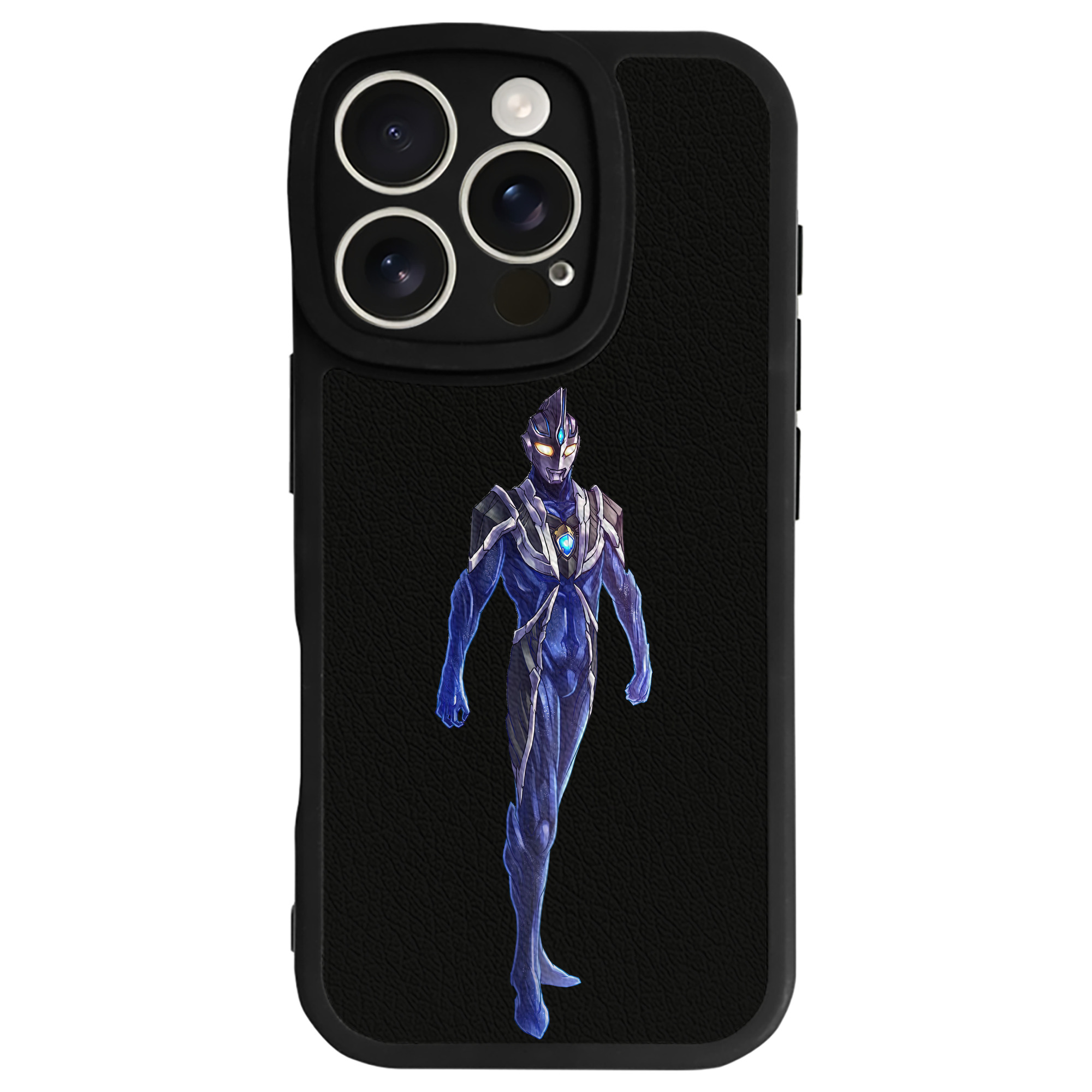 （画像用） ウルトラマン Ultraman 【iPhone 16シリーズ対応】シリコンスマホケース（レザー調） 材質：シリコン